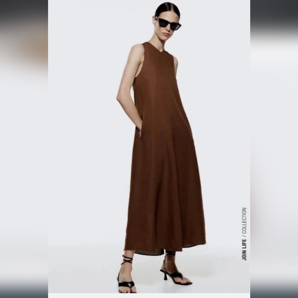 Zara Linen Dress - Picture 13 of 13
